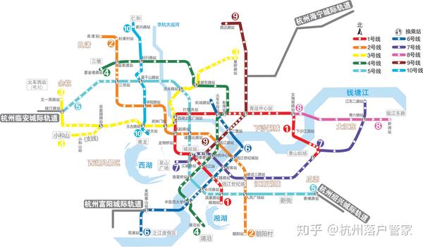 杭州未来交通展望，最新地铁规划图揭秘